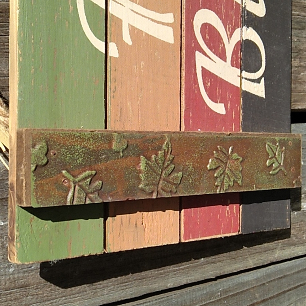 Wooden Harvest Blessing Sign - Picture 4 of 9